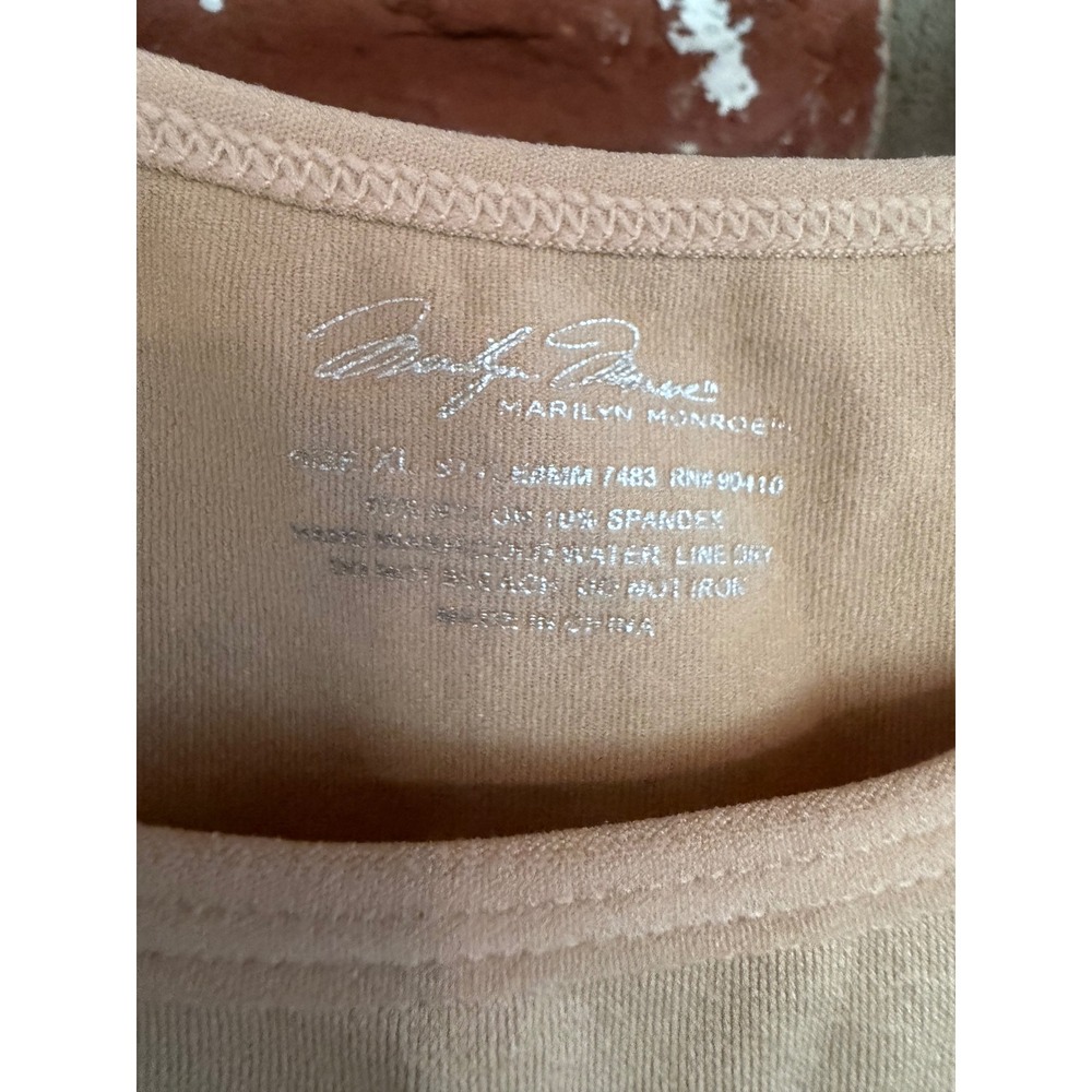 Marilyn Monroe Shapewear Camisole Nude Beige Compression Tank Top XL 7483 - Picture 2 of 3